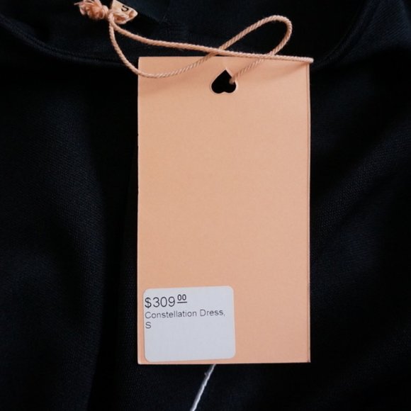 NEW Samantha Pleet Black Long Sleeve Star Constellation Embroidered Maxi Dress - Picture 9 of 10